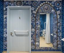 mosaic toilet, cistern chapel, colchester