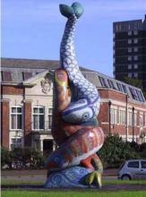 The De Luci Fish Mosaic Sculpture