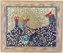 Gaudiesque Guinea Fowl
