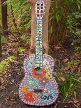 FLOWER POWER MOSAIC GUITAR MOSAIC GUITAR