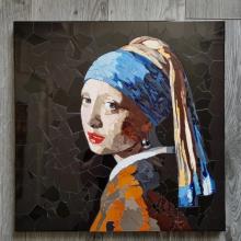 The Girl with the Pearl Earring mosaic