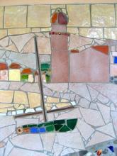 Tower at Collioure Detail of mosaic mural